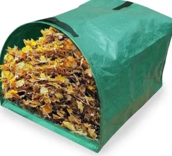Discount OBOSOE trädgård avfall påse med handtag, bladpåsar, gräsmatta skärning, vikbara robusta trädgård avfall påsar för gräs, blad, häck blad Trädgårdskorgar