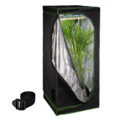 Outlet Odlings tält, 200x240x120 cm, Svart Växthus