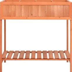 Online Odlingslåda för örter i massivt granträ - Trädgårdsbänk | Storlek: 80x60x80 cm Planteringsbänkar