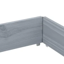 Discount Odlingslåda i massiv furu - Staplingsbar och vikbar design | Färg: Grå | Storlek: 150x100 cm Planteringsbänkar