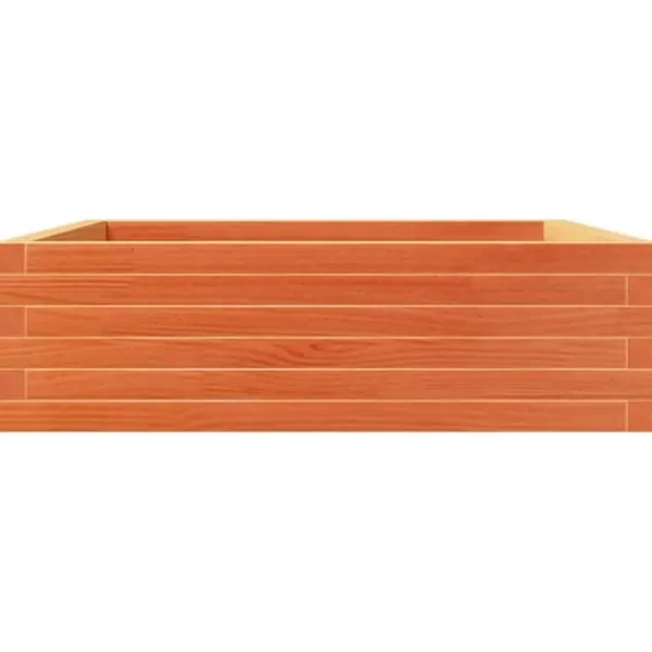 Odlingslåda i massiv furu - Träodlare | Färg: Vaxbrun | Storlek: 80x80x23 cm