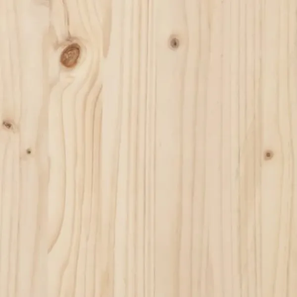 Odlingslåda i massivt furuträ - Robust och rymlig | Storlek: 110x60x45,5 cm | Färg: Natur