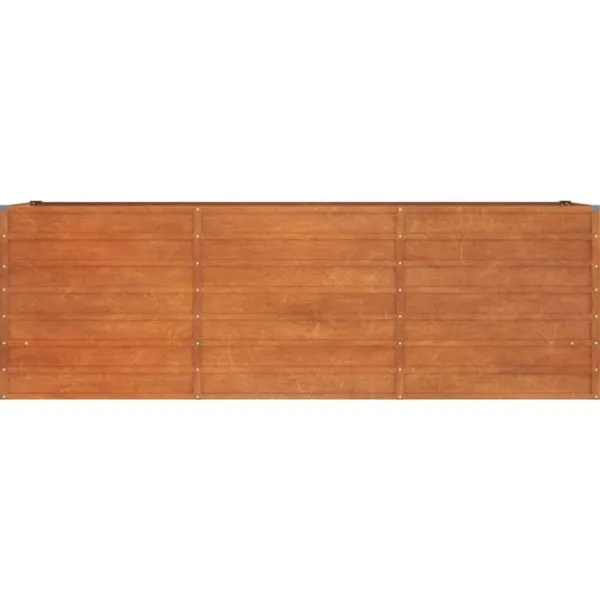 Best Odlingslåda rostig 240x80x77 cm rosttrögt stål Planteringsbänkar