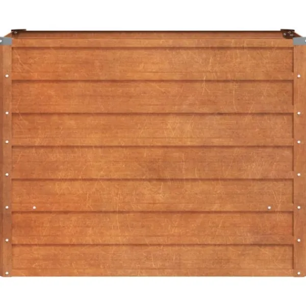 vidaXL Odlingslåda rostig 100x40x77 cm rosttrögt stål