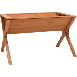Hot Odlingslåda 90x55x56 cm granträ Planteringsbänkar