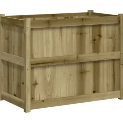 vidaXL Odlingslåda 90x50x70 cm impregnerat furu