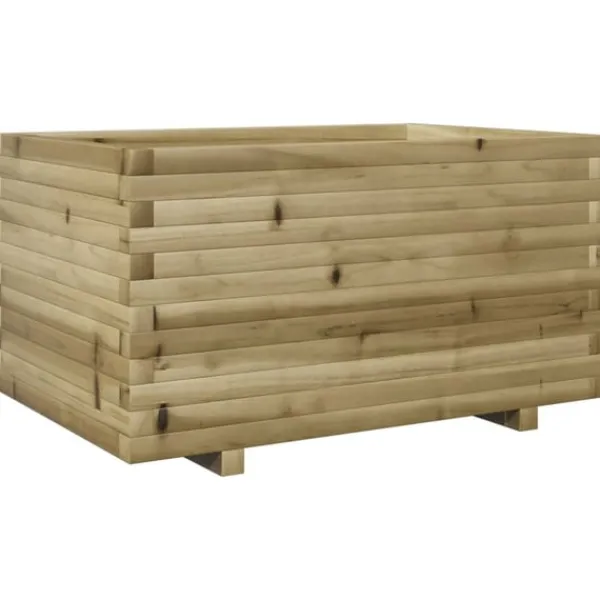 vidaXL Odlingslåda 90x60x49,5 cm impregnerat furu