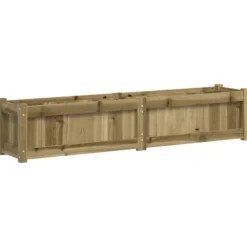 vidaXL Odlingslåda 150x31x31 cm impregnerat furu
