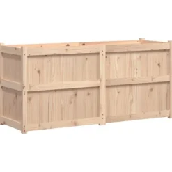 vidaXL Odlingslåda 150x50x70 cm massiv furu