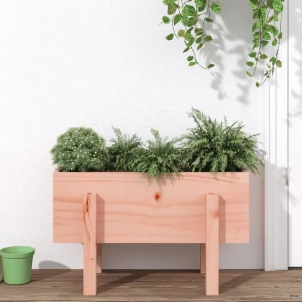 Outlet Odlingslåda 62x30x38 cm massivt douglasträ Krukor & Växtbehållare