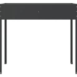 Outlet Odlingslådor 2 st - Galvaniserat stål, höga ben | Färg: Antracit | Storlek: 120x50x80 cm Planteringsbänkar