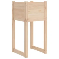 Discount Odlingslådor 2 st i massiv furu | Storlek: 40x40x81 cm Planteringsbänkar