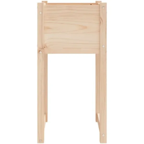 Discount Odlingslådor 2 st i massiv furu | Storlek: 40x40x81 cm Planteringsbänkar