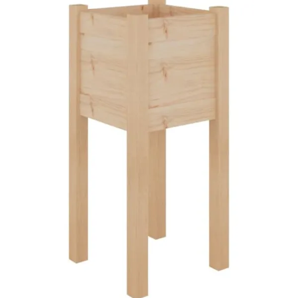 Odlingslådor 2 st 31x31x70 cm massiv furu - Upphöjd Odlingslåda - Upphöjda Odlingslådor - Home & Living