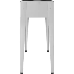 Best Odlingslådor i galvaniserat stål - Hållbara och dekorativa | 2 st | Färg: Silver | Storlek: 90x40x80 cm Krukor & Växtbehållare