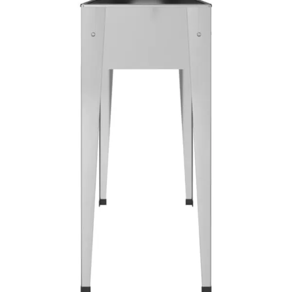 Best Odlingslådor i galvaniserat stål - Hållbara och dekorativa | 2 st | Färg: Silver | Storlek: 90x40x80 cm Krukor & Växtbehållare