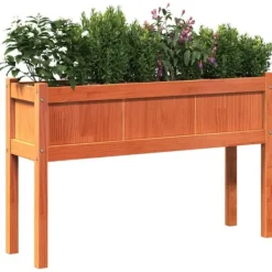 Best Odlingslådor i massiv furu - 2 st med ben, vaxbrun | Färg: Vaxbrun | Storlek: (specificera storlek om tillgängligt) Planteringsbänkar
