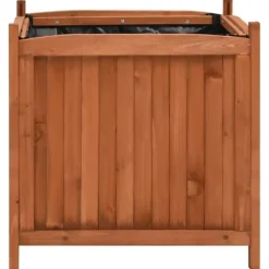 vidaXL Odlingslådor upphöjda 2 st 50x50x50 cm granträ