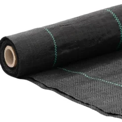 Ogräsmatta för effektiv ogräskontroll - UV-stabiliserad | Färg: Svart | Storlek: 4x5 m Markduk & Fiberduk