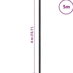 Ogräsmatta för effektiv ogräskontroll - UV-stabiliserad | Färg: Svart | Storlek: 4x5 m Markduk & Fiberduk