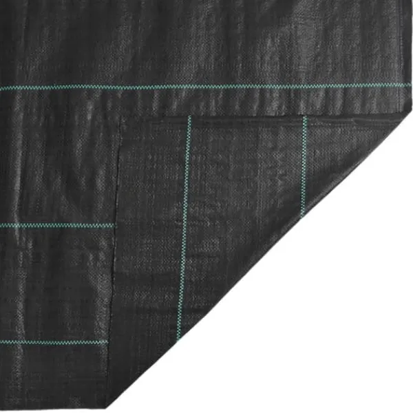 Ogräsmatta för effektiv ogräsbekämpning - UV-stabiliserad PP | Storlek: 2x200 m | Färg: Svart