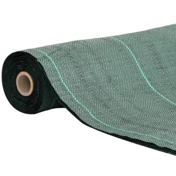 Discount Ogräsmatta för effektiv ogräsbekämpning | Storlek: 1x10 m | Färg: Grön | Material: Polypropen Markduk & Fiberduk