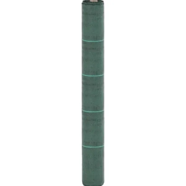 vidaXL Ogräsmatta grön 1x100 m PP