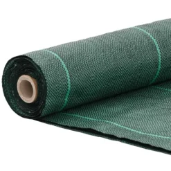 vidaXL Ogräsmatta grön 2x25 m PP