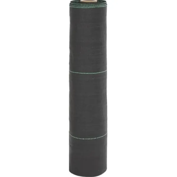 Clearance Ogräsmatta i slitstarkt PP - Ogräsbekämpning och vattengenomsläpplighet | Storlek: 0,5x100 m | Färg: Svart Markduk & Fiberduk