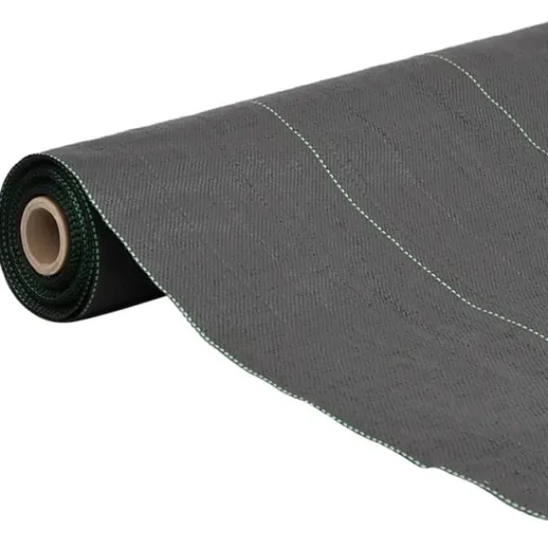 Clearance Ogräsmatta i slitstarkt PP - Ogräsbekämpning och vattengenomsläpplighet | Storlek: 0,5x100 m | Färg: Svart Markduk & Fiberduk