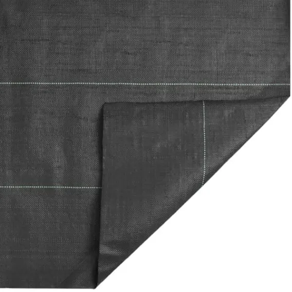 Clearance Ogräsmatta i slitstarkt PP - Ogräsbekämpning och vattengenomsläpplighet | Storlek: 0,5x100 m | Färg: Svart Markduk & Fiberduk