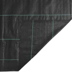 Ogräsmatta i svart polypropen - Ogräsdämpande membran | Storlek: 2x50 m