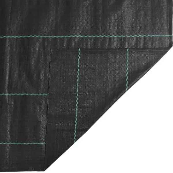 Ogräsmatta i svart polypropen - Ogräsdämpande membran | Storlek: 2x50 m