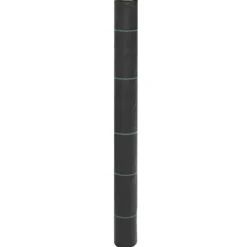 vidaXL Ogräsmatta svart 1x150 m PP