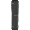 vidaXL Ogräsmembran svart 0,5x50 m PP