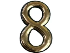 Outlet Okko Door Number Gold 8 Plastm Adresskyltar & Husnummer