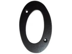 Outlet Okko Number 0 Gb-2531_0 105X65mm Black Adresskyltar & Husnummer
