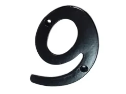 Discount Okko Number 9 Gb-2531_9 105X65mm Svart Adresskyltar & Husnummer