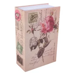 Ordbok Bok Hemlig Kassaskåp Säkerhetsbox Pengar Kontanter Smycken Låsskåp (Rose Diary Typ) Kassaskåp