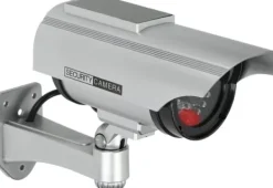 Hot Orno CCTV ÖVERVAKNINGSKAMERA ATTRACK MED SOLPANEL Falska Övervakningskameror