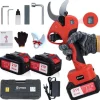 OUTIGO - Sladdlös elektrisk beskärningssax - 40 mm - 2*3,0 Ah batterier - LED-skärm