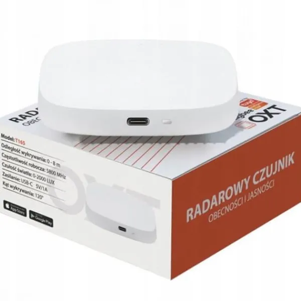 Oxt - T165 - USB ZigBee TUYA ljus- och närvaroradar