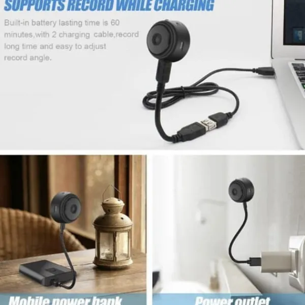 1080P Mini Övervakningskamera WIFI & Nattkamera