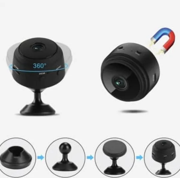 1080P Mini Övervakningskamera WIFI & Nattkamera