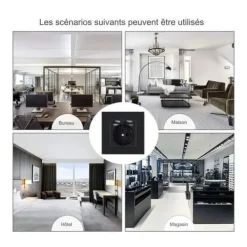 Outlet 1080P Wifi spionkamera nätuttag 2 USB-portar 5V 2A Falska Övervakningskameror