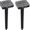 New 2-Pack - Mullvadsskrämma - Mullvad Skrämma - Solcell Insektsmedel & Djuravvisande Medel