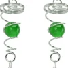 Hot 2-pack blickboll spiralsvans, vindvridningsstabilisator med hängande roterande krok dekorativ vindvridningssvans kristallkula glaskula roterande häng | CDON Vinddekoration