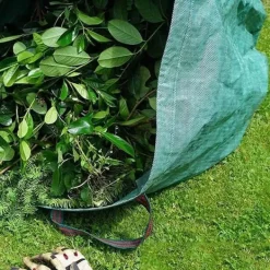 3-pack Heavy Duty 272L trädgårdssoppåsar med 4 robusta bärhandtag för att öka stabiliteten, Reus[78] Trädgårdskorgar