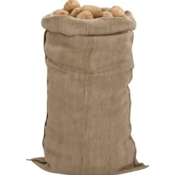 Hot 30-pack jutesäckar - Ekologiska och multifunktionella | Storlek: 65x135 cm | 100% Jute | 340 gsm Trädgårdskorgar