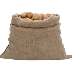 10-pack Jutesäckar 100% naturlig jute 220 gsm | Storlek: 100x110 cm | Ekologiska & hållbara